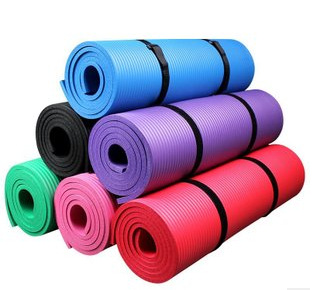Fitness Chain Custom Design Logo Comfort Foam NBR Yoga Mat for Exercise, Yoga, And Pilates