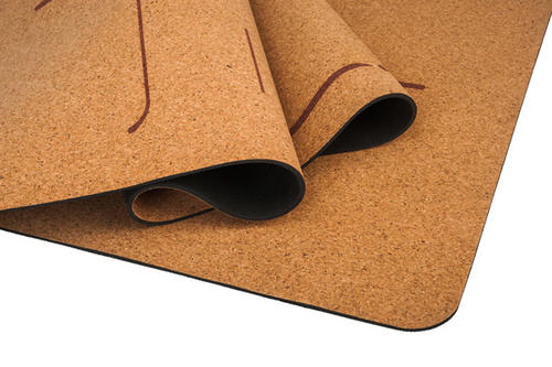 SOL Eco-friendly Cork Natural Rubber Yoga Mat 