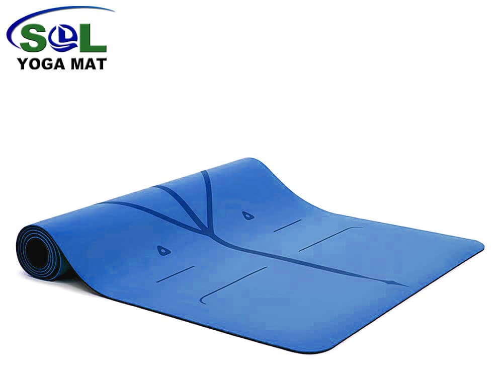 5mm Premium Super Grip PU Surface Natural Rubber Yoga Mat