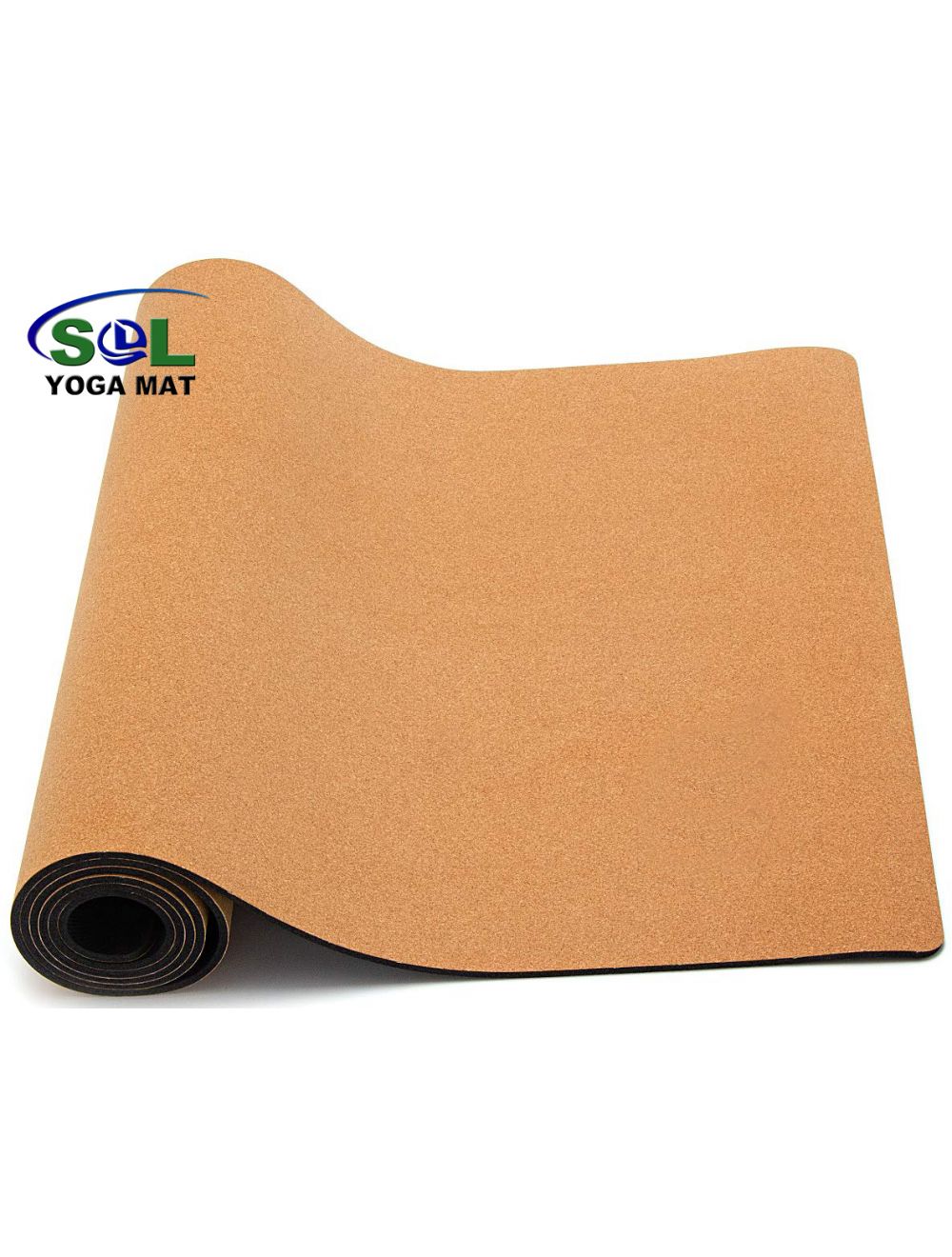 Eco-friendly Cork natural rubber Yoga mat