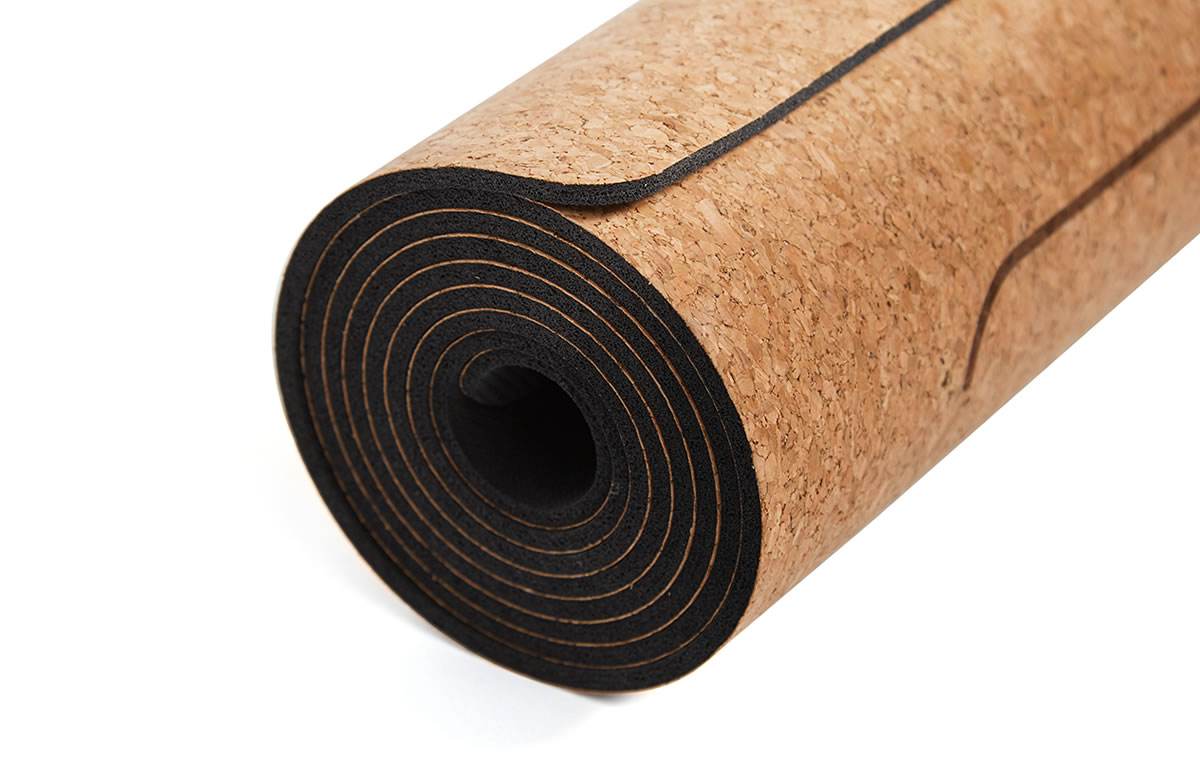 SOL Eco-friendly Cork Natural Rubber Yoga Mat 